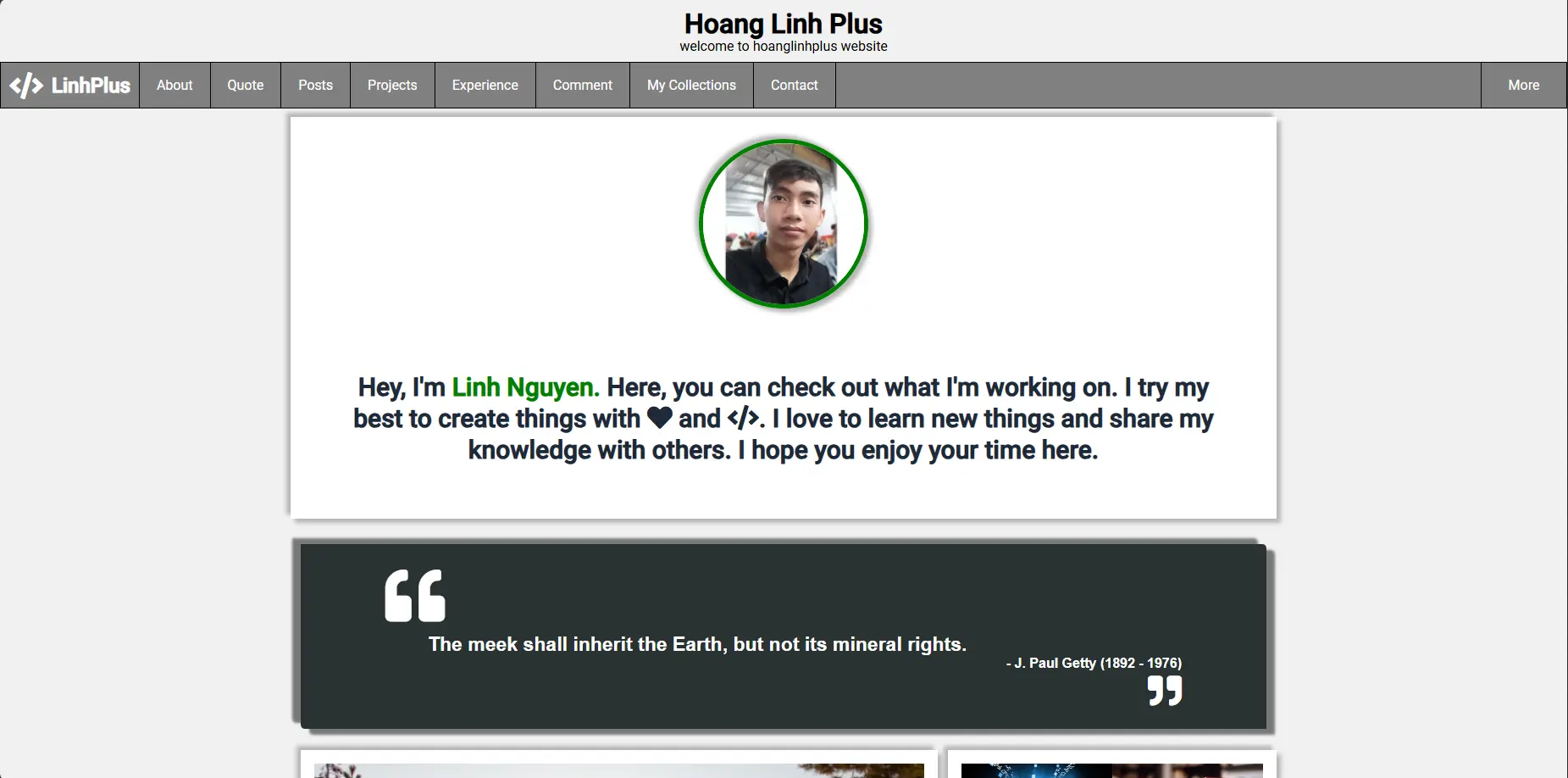 Hoang Linh Plus's Porfolio